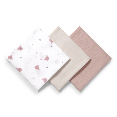 Scutece - Scutece din muselina super soft multicolor, Babyono 3BUC/SET