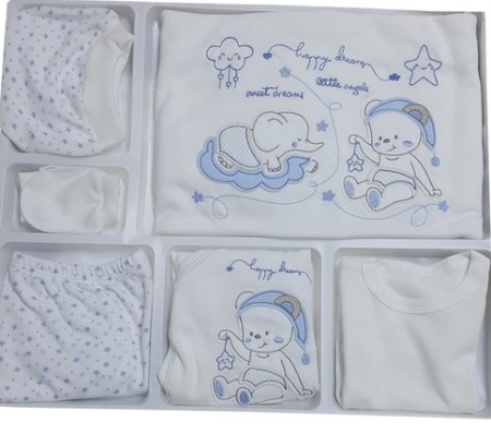 Set nou nascut - Set 10 piese,elefantel si ursulet