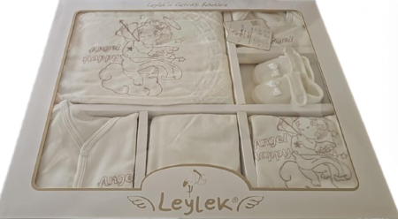 Set 10 piese haine Bebelusi, 100% Bumbac antialergic, 0-4 luni, Ingeras [1]