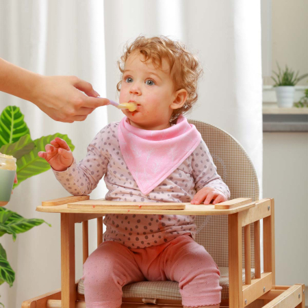 Set 2 bucati barbita, esarfa bumbac Babyono 2 in 1 Frunza [3]