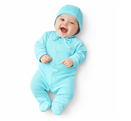 Haine bebe baietei - Set 2 piese, Pentru bebelusi, Cu salopeta, Turcoaz