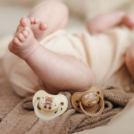 Set 2 Suzete anatomice din silicon 0-6 m, Babyono [7]