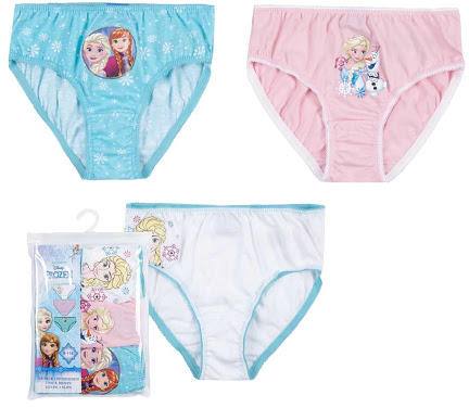 Haine fete - Set 3 perechi chilotei Frozen