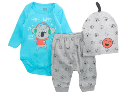 Body - Set 3 piese,bebe baietel