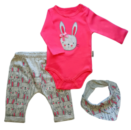 Set nou nascut - Set 3 piese bebeluse,cod 0909