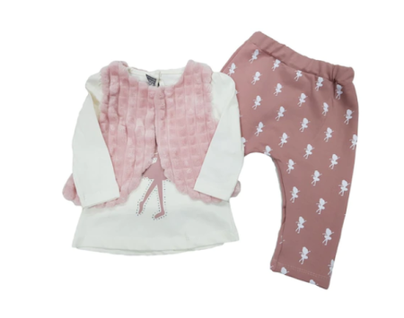 Costumase primavara-vara - Set 3 piese cu vestuta,mica balerina