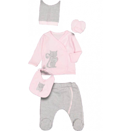 Set nou nascut - Set 5 piese nou nascut,cod 09