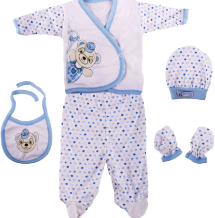 Set nou nascut - Set 5 piese nou nascut,cod 11