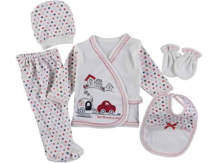 Set nou nascut - Set 5 piese nou nascut,cod 13