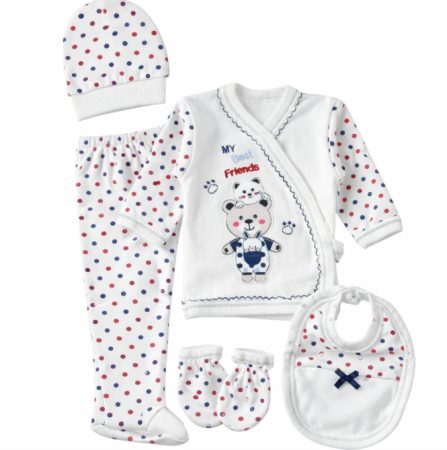 Set nou nascut - Set 5 piese nou nascut,cod99