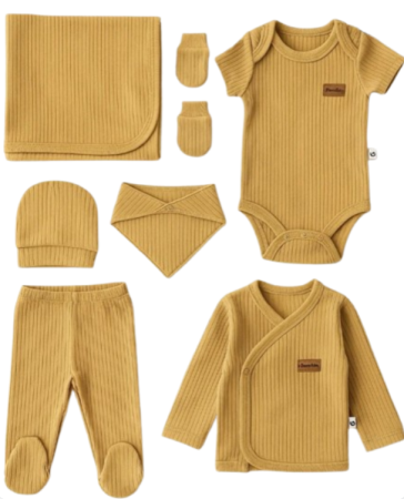 Set 7 piese, trusou, Bumbac pieptanat [1]