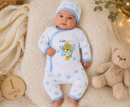 Set nou nascut - Set bebeluși, 3 piese, Baby Bear, 0-3 luni