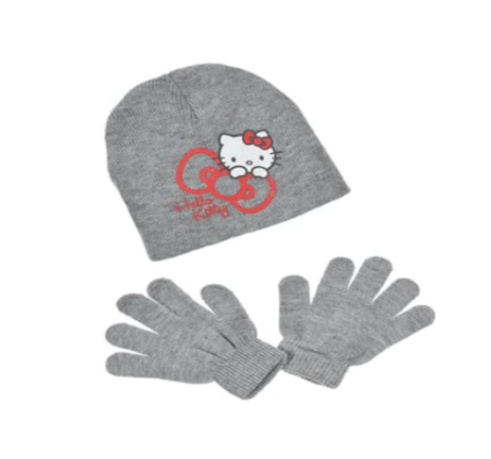 Set caciula si manusi Hello Kitty [2]