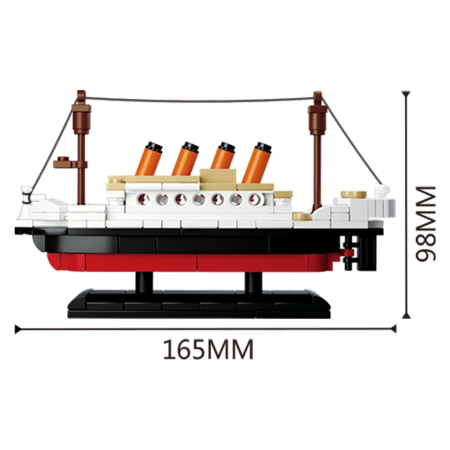 Set de Constructie, 194 piese, Titanic - Sluban [2]