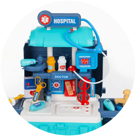 Set jucarie Chipolino Doctor 3 in 1 72,5 cm cu accesorii [6]