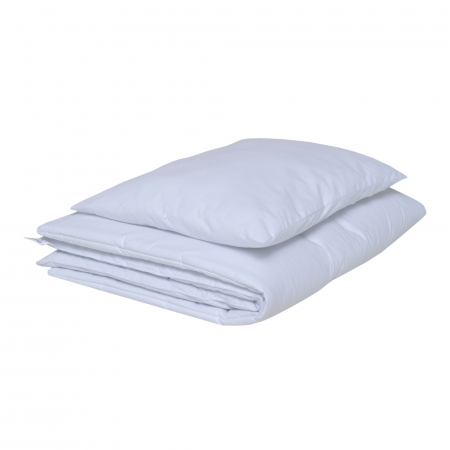 Set lenjerie bumbac cu bumbac 8 piese pentru saltea de 120 x 60 cm, Love Elephants Roz [3]