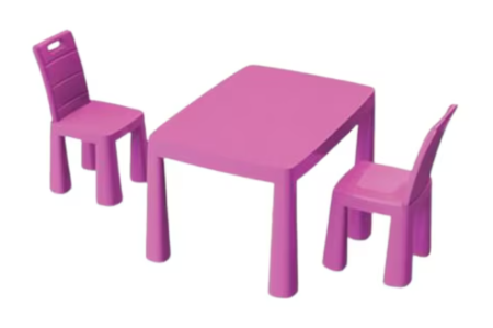 Set masa copii si scaune MyKids 0468/3 Roz [1]