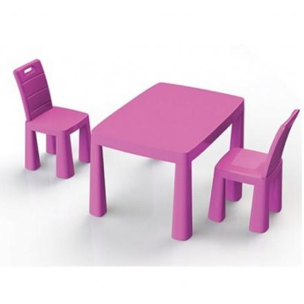 Birou copii - Set masa copii si scaune MyKids 0468/3 Roz