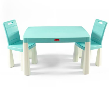 Pentru bebe - Set masa copii si scaune MyKids 04680/7 Turqoise