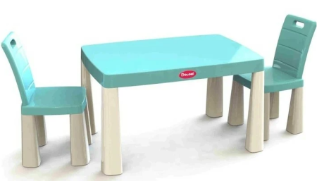 Set masa copii si scaune MyKids 04680/7 Turqoise [1]