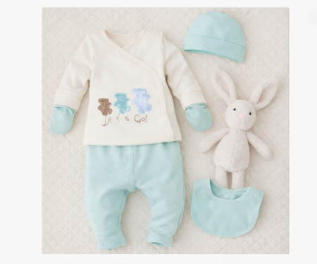 Set nou nascut - Set nou nascut, 5 piese, Familia de ursuleti