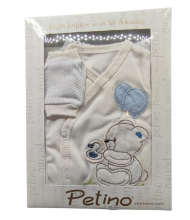 Set nou nascut - Set nou nascut,5 piese,la cutie cadou,ursulet bleo