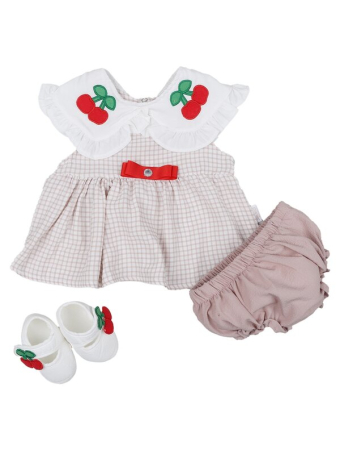 Rochite bebeluse - Set rochita cu botosei,Ciresica