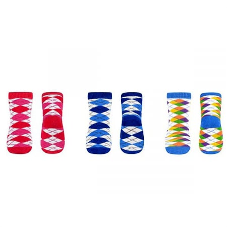 Haine bebe fetite - Sosete copii flausate bumbac +12 luni, Babyono