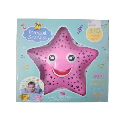 La somn - Steluta muzicala si luminoasa,tip veioza,Starfish