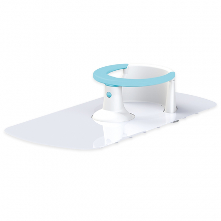Suport Bebelusi Pentru Baie cu Covoras Antiderapant, 16.5x80x38 Cm, Dolu [3]