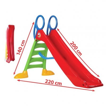 Tobogan 200 Cm, Rosu albastru [3]