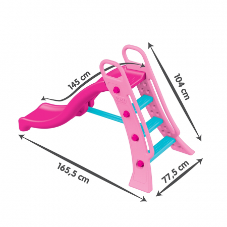 Tobogan Apa, Roz-Unicorn, 165x104x77.5 Cm, Dolu [1]