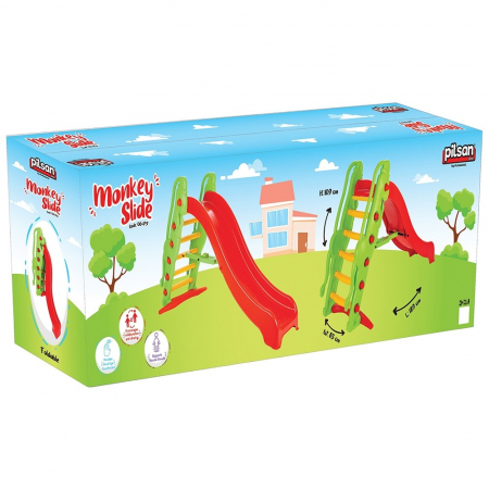Tobogan Pilsan Monkey Slide, Dimensiuni produs: 189 x 85 x 109 cm [1]