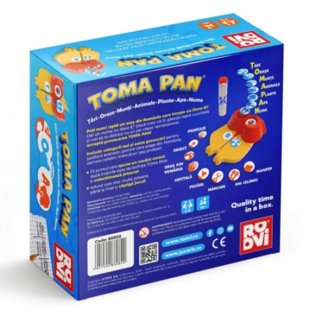 TOMA PAN - EDITIA II - TARI, ORASE, MUNTI, APE - 2 VARIANTE DE JOC [1]