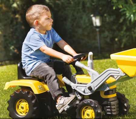 Tractor excavator cu pedale, 53x113x45cm - Dolu [1]