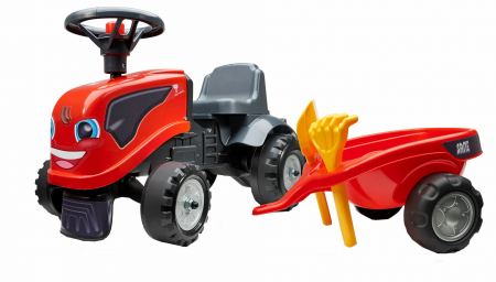 Masinute fara pedale - Tractor fara pedale cu remorca Falk Same