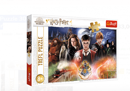 Puzzle si jocuri de construit - Trefl Puzzle 300 - Secretul lui Harry Potter