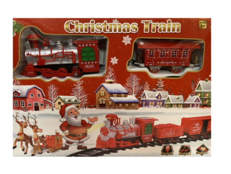 Masinute si trenulete - Trenuletul lui Mos Craciun,pe sine