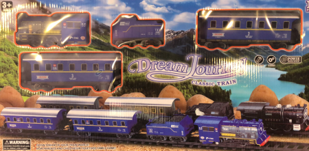 Masinute si trenulete - Trenuletul viselor,cu baterii,pe sina