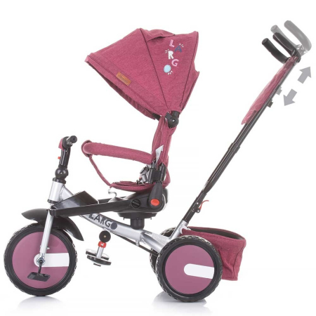 Tricicleta Chipolino Largo orchid,cu scaun reversibil si pozitie de somn [2]