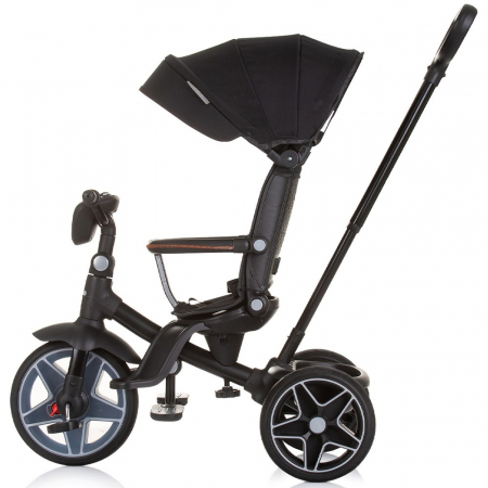 Tricicleta cu copertina si sezut reversibil Chipolino Derby obsidian [2]