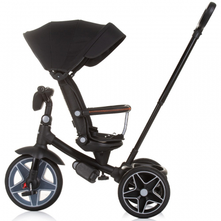 Tricicleta cu copertina si sezut reversibil Chipolino Derby obsidian [4]