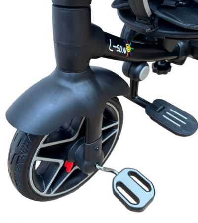 Tricicleta cu scaun reversibil Still, 6-36 luni, cu pozitie de somn, roata cauciuc, cu lumini, muzica si ornamente colorate, SL05 [5]