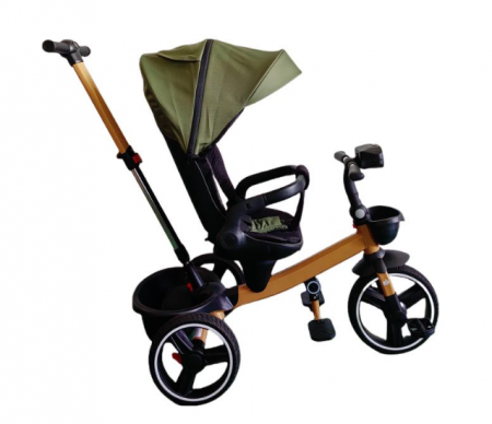 Tricicleta cu scaun reversibil Still, 6-36 luni, cu pozitie de somn, roata cauciuc, cu lumini si muzica, SL06 [2]