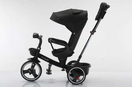 Tricicleta cu scaun reversibil Still, 6-36 luni, cu pozitie de somn, roata cauciuc, cu lumini si muzica, SL06 [4]