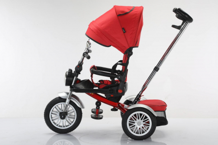 Tricicleta cu scaun reversibil Still, 6-36 luni, cu pozitie de somn, roata cauciuc, tip Motocicleta cu far, lumini si muzica, SL03 [2]