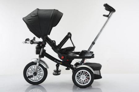 Tricicleta cu scaun reversibil Still, 6-36 luni, cu pozitie de somn, roata cauciuc, tip Motocicleta cu far, lumini si muzica, SL03 [2]