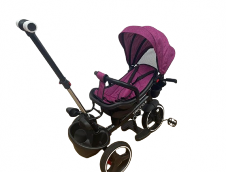 Tricicleta cu scaun reversibil Still, 6-36 luni, cu pozitie de somn, roata plina, Bubu-Still® [4]