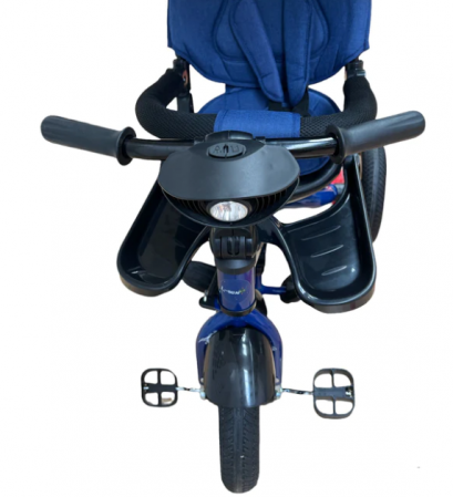 Tricicleta cu scaun reversibil Still, 6-36 luni, cu pozitie de somn, roata plina din cauciuc [4]