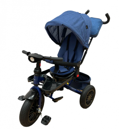 Triciclete - Tricicleta cu scaun reversibil Still, 6-36 luni, cu pozitie de somn, roata plina din cauciuc